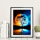 5D DIY Full Drill Diamond Painting Moon Embroidery Mosaic Kit Bedroom Decor