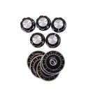 5set Rotary Potentiometer Knobs Caps with 5Pcs Counting Dial 0-100 Scale BX