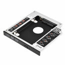 SATA 2nd HDD HD Enclosure Hard Drive Caddy Case Tray, Universal for 12.7mm  N8X2