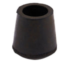 Rubber Cover Chair Table Leg Recessed Feet Pads 20 x 23mm 10 Pcs Black