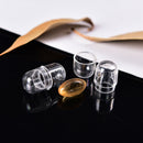 10pcs Empty Gelatin 14*24mm Capsules Transparent Clear Color Gel Caps Vogue M&O