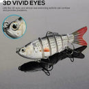 1set 5PCS Bionic Swimming Lure Artificial Bait Suitable For all of fish M9F5