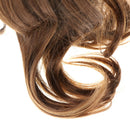 Gradient Black Brown Synthetic Long Wavy Wigs Women Lace Front Daily Wigs  OZ