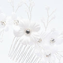 1pc Bridal Rhinestone Flower Hair Comb Wedding Hair Accessories Hair Jewelry  BX