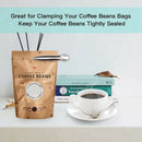 Food Clip Bag Sealing Clip, 10 Piece, Coffee Bag Clip, Jaw Seal Clip For Fo F9J2