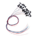 10pcs Train Railroad Street Lights HO Scale LEDs Garden Park Lights 1:100