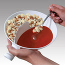 Creative Handle Separated Bowl With Handle Home Isolated Bowl With Snack Se