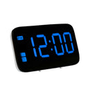 Precision Digital Alarm Clock with LCD Display Backlight Calendar Snooze Blue