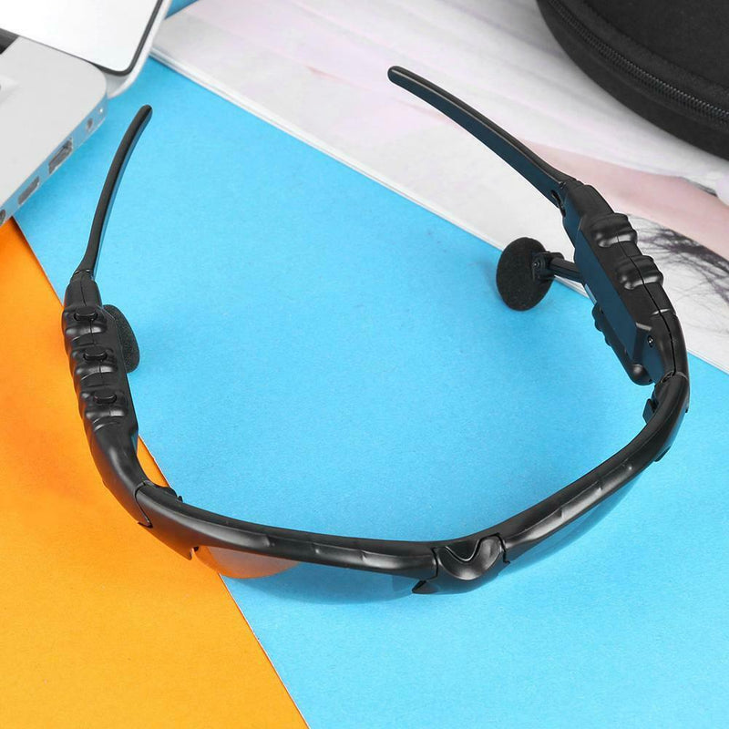 Bluetooth Sunglasses Outdoor Sport Earphone Wireless Stereo Headset w/Mic