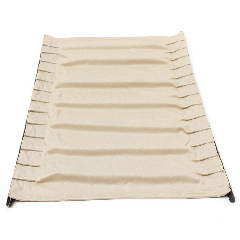 2Pc Beige VIP Car Van SUV Window Curtain UV Sunshade Visor Kit Univers BWR