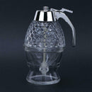 Kitchen Drip Syrup Honey Juice Dispenser Container Holder Pot Cellular