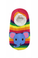 Unisex Baby Kids Girl Boy Socks (Colorful Stripe Elephant) P3C5