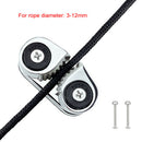 Boat Cam Cleats Stainless Fast Entry fits 3-12mm Line w/ 2 Row Bearing Ball