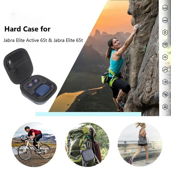Earphones Hard EVA Carrying Case Storage Bag for Jabra Elite Active 65T / J Q7F9