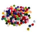 100pcs Crochet Ball Chinese Knot Loose Spacer Beads Sewing Accessories for