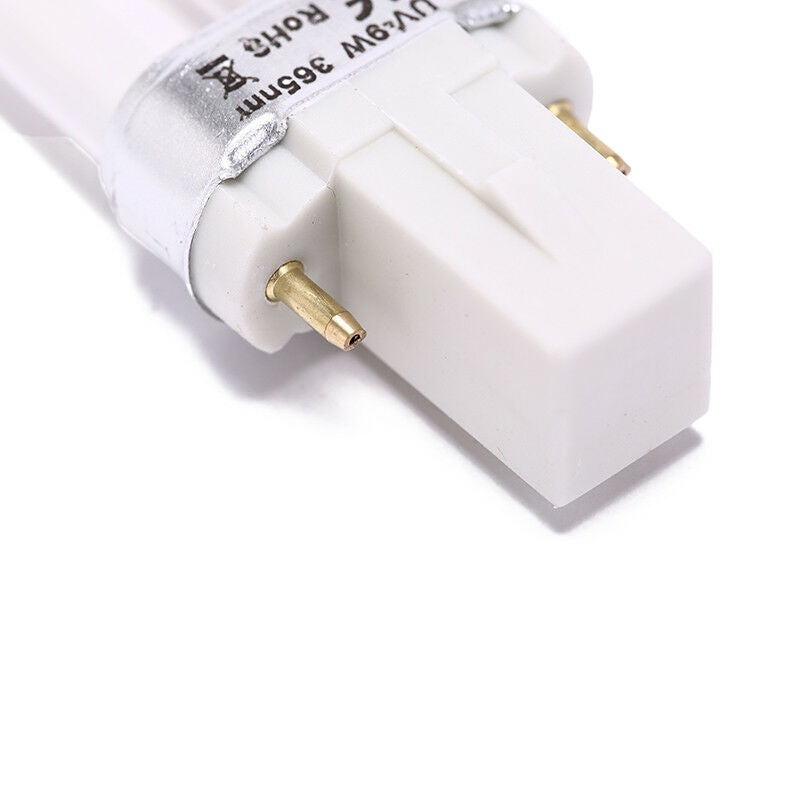 2X 9w uv lamp bulbs for nails lamps replacement gel nail dryer uv light bulb Ew