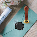 100pcs Retro Octagon Fire Painting Pills Sealing Wax Grain for Envelope (F) A