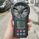 WT87A LCD Digital Anemometer Thermometer Anemometer Wind Speed Air Velocity