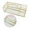 Rectangular Clear Glass Paper Tissue Box Decorative Glass Napkin Storage Box