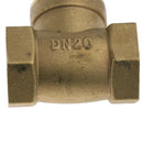 Non-return Swing Check Valve DN20 (3/4''), Female Thread, Brass Material