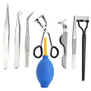 Eyelash Grafting Set Eyelash Extension For Starter Use Grafting Tweezers Set,