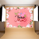 Photo Props Backdrop Tablecloth Flower Mother Day Theme Studio Background Cloth