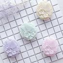 Four Soap Mold Butterfly Cute Flower Shape Handmade DIY Soap Silicone Mold N Hn