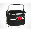 Folding Car Basket Bicycle Basket Aluminum Alloy Front Bag Mountain Bike Ac
