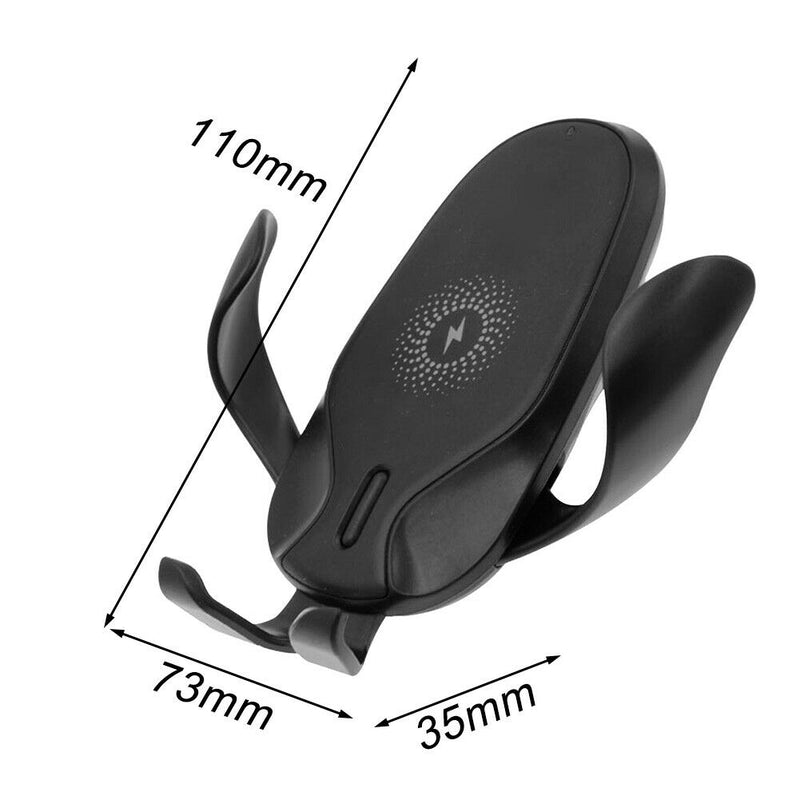 15W Gravity Holder Wireless Car Charger Universal Air Vent Qi Fast Charging ABS