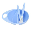 3pcs Baby Assist Bowl Spoon Infant Kids Feeding Bowl Set Learning Tableware