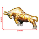 Ox Bull Brooch Animal Pin Brooches Women And Men Jewelry Rhinestone Cattle P Ew