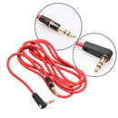 3.5mm AUX Stereo Audio Jack Cable Cord Wire for Skullcandy Hesh 2 Headphone A