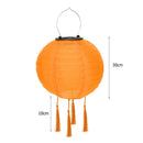 12inch LED Solar Lantern Waterproof Outdoor Hanging Global Light (Orang)