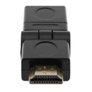 360 Degree Free Rotation HDMI Male to HDMI Female Adapter Cable Connector