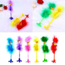 Halloween Theme Ballpoint Pen Feather Ballpoint Ball Pen New Writing Statio L8Y8