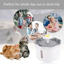 Cat Water Fountain, 2.6L/88Oz Dog Water Fountain, Flower Drinking Water Fou