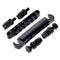 Electric Guitar Saddle Bridge Set Studs For 6-String LP Black