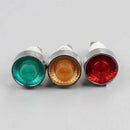 10Pcs Pl Signal Indicator Button Switch Opening 13.5Mmï¼ˆGreen 220Vï¼‰