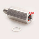 1/8" BSPT Oil Pressure Sensor Tee to NPT Adapter Turbo Supply Feed Line Gauge 3C