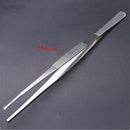 Stainless Steel Straight and Curved Nippers Tweezers Feeding Tongs for Rept