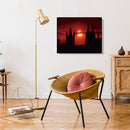 Hand Painted Artwork Frameless DIY Fantasy Sunset Painting By Numbers Decor