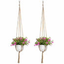 2 Pack 48 Inches Plant Hanger Flower Pot Plant Holder for Indoor Outdoor De
