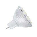 3pcs MR11 12 SMD 5050 LED Light AC & DC 12V Pure White O8N7