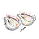 76mm Colorful Chandelier Glass Crystals Lamp Prisms Parts Hanging Drops PendantZ