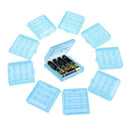 10 x Battery compartment case 14500 Battery AA size 3 AA 4 type (Blue) P3W6