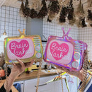 Creative Funny Personality Tv Messenger Bag Girl Cute Cute Three-Dimensiona
