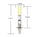 2X Super bright H1 Fog Lights Xenon White 6000K COB LED Bulbs DRL Driving Lamps