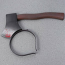 Plastic Hatchet Across the Head Halloween Cross Head Ax Hairband Headband B
