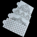 Princess Lace Cake Stencil Set Wedding Cake Cookie Border Stencils Decoration JR