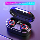 TW80 TWS Wireless Bluetooth Touch Control Earphone w/LED Display Charge Box